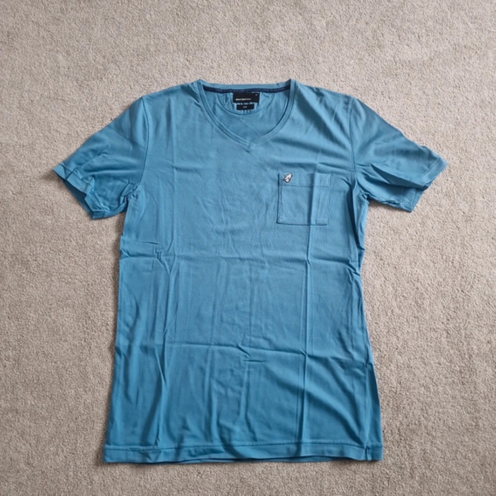 Remus Uomo Jeans blue v neck tshit